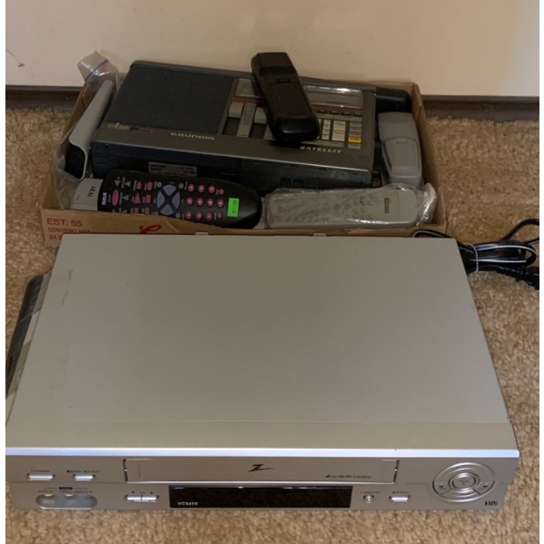 Zenith Stereo Video recorder Mo.VCS410 w/ Sattelite Grundig 