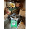 Image 2 :  large selection of canning items, pressure cookers the original all metal squeeze, strainer, cannin
