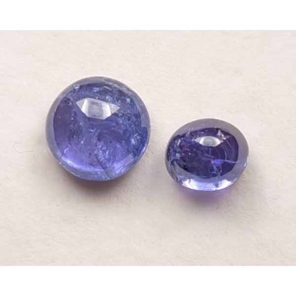  Mixed Tanzanite gemstone Pair 8.26 ct Certified Value ($6,100 Appraisal)