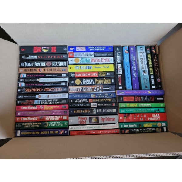 Paperback Book Collection - Suspense Drama Romance True Crime