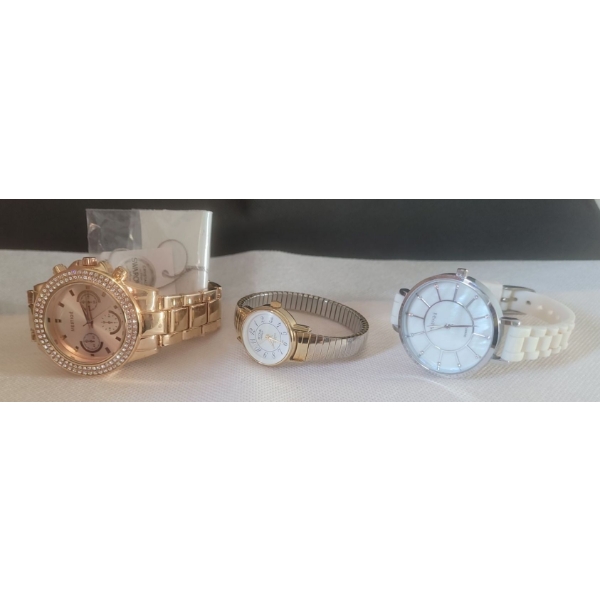Three Women's Watches   Two Mestige & One Acqua Indiglo
