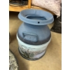 Image 2 : is a painted milk jug and a couple of bird baths