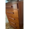 Image 2 : Compact Fir 5 Drawer Dressing Table 22x17x46