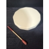 Image 1 : Drum w/ Painted Finish 14" Diameter, Drum Stick 12" 