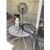 Image 1 : Small Garden Table, Hose, Statue, Umbrella Stand & Windmill 4ft tall