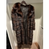 Image 1 : Leppert Roos Made In Paris Luxury Dark Sable Fur Over Coat Size M-L