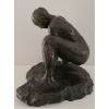 Image 2 : Barbara Brooks Kneeling Nude Sculpture  (Heavy) - 7W, 6T