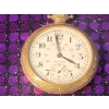 Image 2 : Telix 17 Jewels Antique Gold Filled Pocket Watch - No Glass 