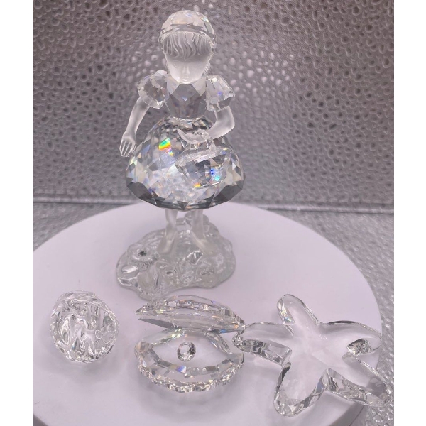 Swarovski Little Red Riding Hood & Starfish, Calm with Pearl, Seashell