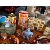 Image 4 : Collection of Disney figures from Aladdin Coca-Cola, serving tray and a selection of vintage tins
