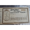 Image 3 : Vintage Illinois Central Railroad Company Stock Certificate. 