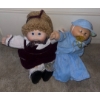Image 1 : 2 Cabbage Patch Kids - Pre Mee In Blue Female Toddler In Overall Dress