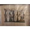 Image 6 : Egyptian Papyrus: Longest-  32 X 12.5, Two 13.5 X 9.5, Framed Under Glass 12 X 10.5