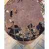 Image 2 : Firepit w/ World Globe Design 31" Diameter, 36 h