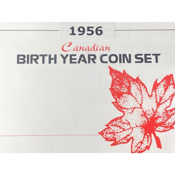 1956 Birth Year of Canada Coin Set 80% Silver 1.11 Troy Ounces