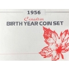 Image 1 : 1956 Birth Year of Canada Coin Set 80% Silver 1.11 Troy Ounces