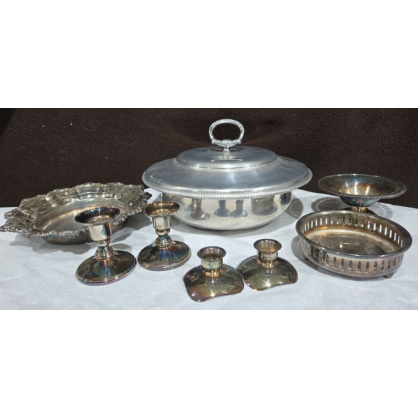 Silver Plated Copper Kitchenware Collection 
