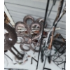 Image 2 : Architectural Metal Wind Tower 72 T (Some Surface Rust and 1 Blade Loose) and Other Metal Decor