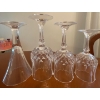 Image 2 : Crystal Stemware Collection w/ Decorative Gold Tray 24x14