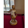 Image 1 : Antique Spelter Figurine of Girl