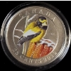 Image 1 : 2012 25¢ Birds of Canada: Evening Grosbeak - Coloured Coin