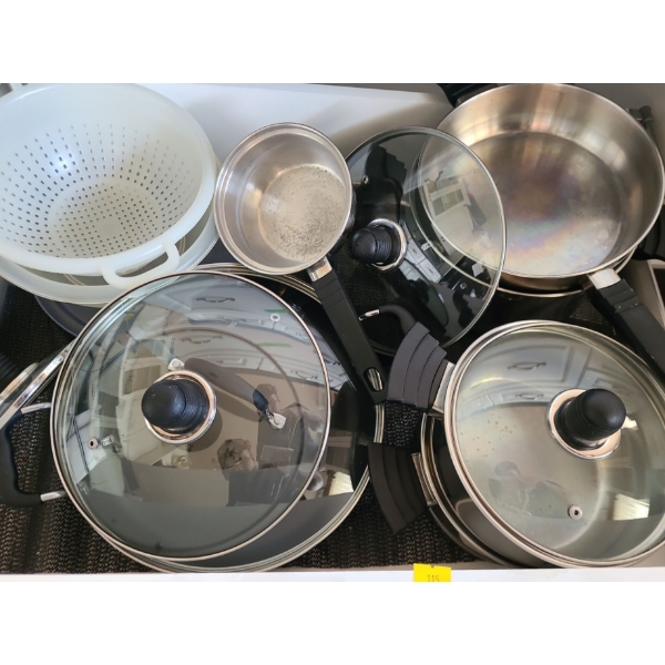Salingen Cookware, Pots/ Lids and Other Kitchen Items