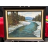 Image 1 : Essie Peabody Original "Upper Red Deer River" 20Wx16H
