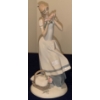 Image 1 : LLADRO Cecelia The Carnation Maiden Fine Porcelain Figure  - 4W, 5D, 11T 