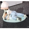 Image 2 : Lladro Figurine "All Abord" 7.5 W, 3.5 D, 5.5 T w/ Box
