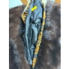 Image 2 : Full Length Dark Brown Fur Coat w/ Scarf & Gloves Size M-L