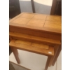 Image 1 : Set of Three Nesting Tables w/ Special Table Top
