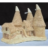 Image 2 : Hand Carved 'Triple Oast' By David Winter