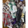 Image 1 : Irish Kilt Maker's kit - Flannel Fabric Squares Belts Bows & More