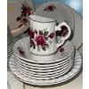 Image 6 : Vintage Floral Dishes Set by ROSE ROYAL -Wood & Sons England 