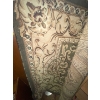 Image 3 : 6 ft Brushed Nickle Floor Lamp w/ 5x8 Area Rug & More