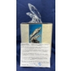 Image 1 : 1992 Swarovski Crystal "Care for Me" Whales 3.5H with Original Box