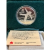 Image 2 : 1987 CANADA 1988 CALGARY OLYMPICS Ice Skating OLD Proof Silver $20 Coin .925 33.63g