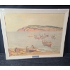 Image 1 : Painting of Bonaventure Island, Artist: Rita Mount, Framed Painting on Canvas 33.5 X 27