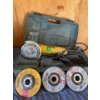 Image 1 : Dewalt Angle Grinder with Extra Blades mismatched Case