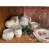 Image 5 : -large collection of ceramic serving dishes, collectables flower of Hot salt and pepper, shakers pun