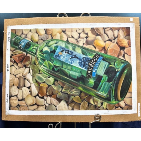 Untitled Wine Bottle  36Wx24H