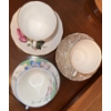 Image 11 : English Bone China Teacup Trios