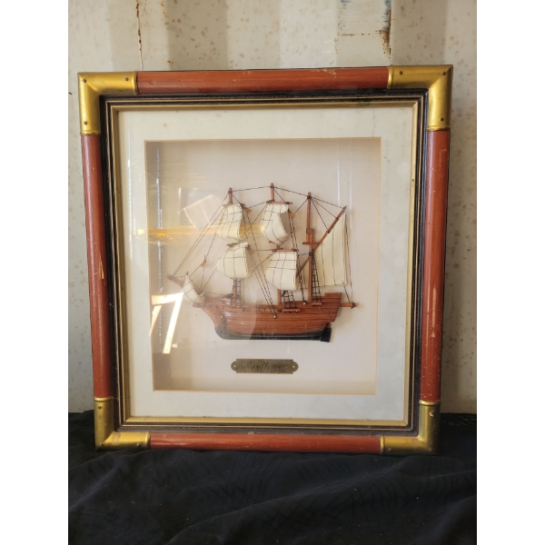 Mayflower Shadow Box Display