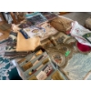 Image 2 : Large Collection of Ornate Doilies, Table Coverings and Mirrored Tray