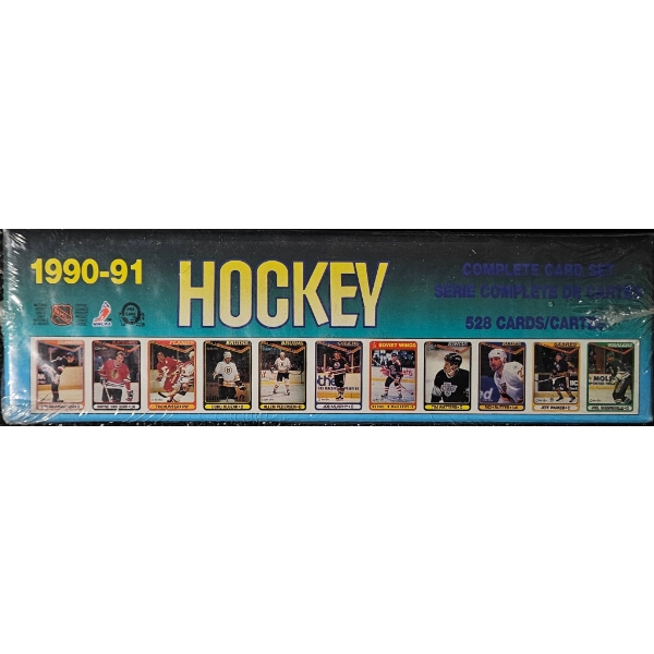 1990-91 O-Pee-Chee Hockey Complete Card Set (Sealed, 528 Count)