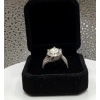 Image 3 : 5ct Round Moissanite Set with 130 Round Cubic Zirconia 925 Silver Ring - Size 7
