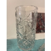 Image 4 : Assortment of vintage Pinwheel cut crystal tableware, as well as a print of "Maple Jays" by Arlene D