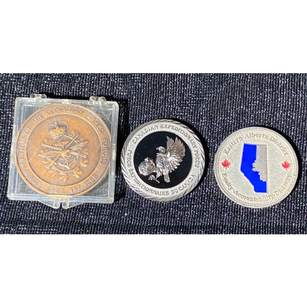 Canadian Military Challenge Coins/Medals