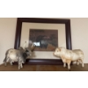 Image 2 : Vintage Breyer Molding co370 Brahma Bull Figurines & Framed Print
