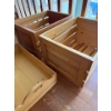 Image 2 : Pair of Wooden Crates (18L, 9T) & Wooden Tray 